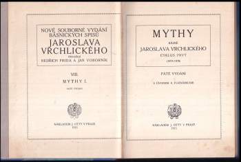 Jaroslav Vrchlický: Mythy