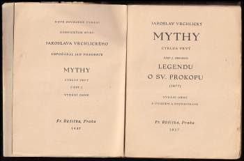 Jaroslav Vrchlický: Mythy