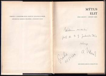 Jiřina Máchová: Mýtus elit