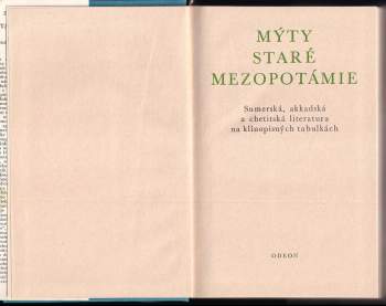 Mýty staré Mezopotámie