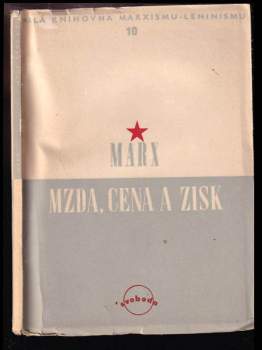 Mzda, cena a zisk