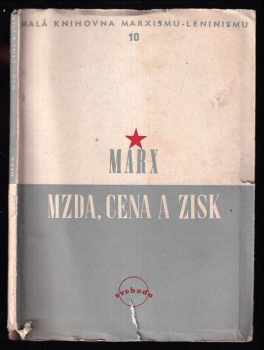 Mzda, cena a zisk