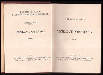 Jindřich Šimon Baar: Mžikové obrázky