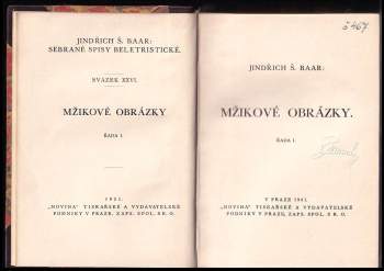 Jindřich Šimon Baar: Mžikové obrázky