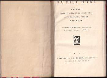 Josef Teige: Na Bílé Hoře
