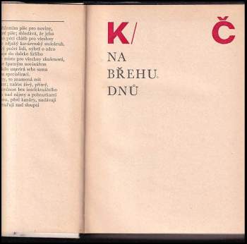 Karel Čapek: Na břehu dnů