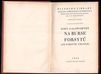 John Galsworthy: Na burse Forsytů