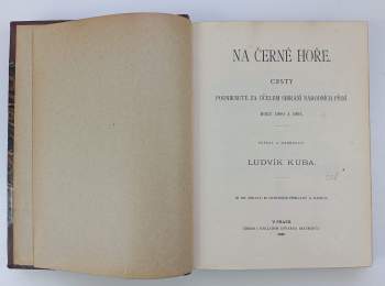 Ludvík Kuba: Na Černé Hoře