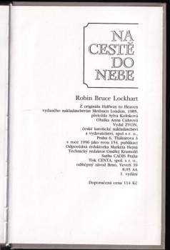Robin Bruce Lockhart: Na cestě do nebe