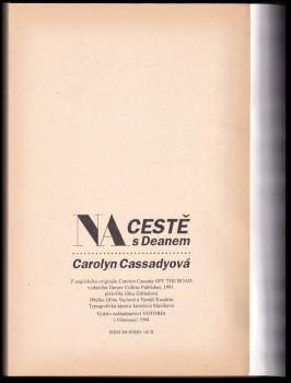 Carolyn Cassady: Na cestě s Deanem