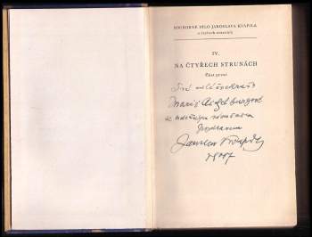 Jaroslav Kvapil: Na čtyřech strunách