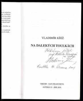 Vladimír Kříž: Na dalekých toulkách