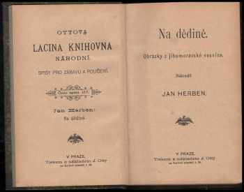 Jan Herben: Na dědině