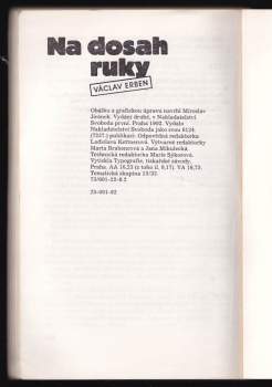 Václav Erben: Na dosah ruky