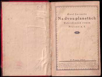 Kurd Lasswitz: Na dvou planetách- dobrodružný román