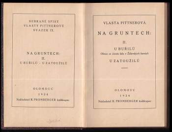 Vlasta Pittnerová: Na gruntech