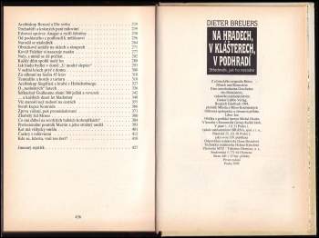 Dieter Breuers: Na hradech, v klášterech, v podhradí