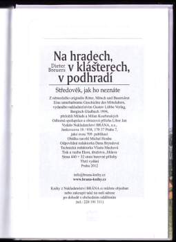 Dieter Breuers: Na hradech, v klášterech, v podhradí