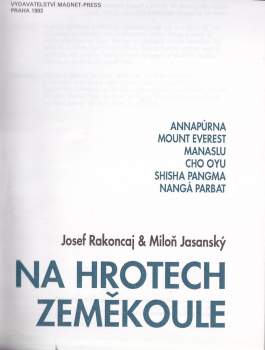 Miloň Jasanský: Na hrotech zeměkoule
