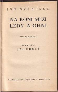Jón Sveinsson: Na koni mezi ledy a ohni