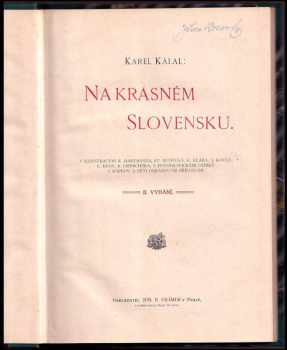 Karel Kálal: Na krásném Slovensku