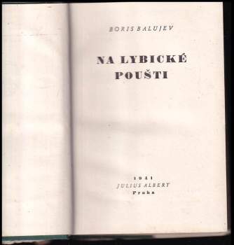Boris Balujev: Na lybické poušti