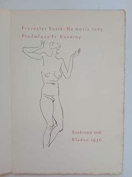 Pravoslav Kotík: Na motiv ženy