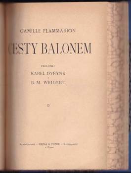 Camille Flammarion: Na nebi a na zemi + Cesty balonem