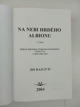 Jiří Rajlich: Na nebi hrdého Albionu