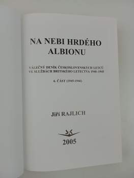 Jiří Rajlich: Na nebi hrdého Albionu