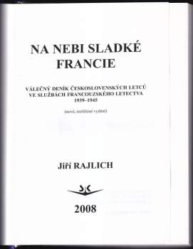 Jiří Rajlich: Na nebi sladké Francie