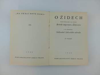 Robert Briffault: Na okraj nové doby I. (10 děl) : Cesty Francie + Hovory s dějinami + O Židech (Britské impérium a Židovstvo + Stěhování židovského národa) + Hlad v Anglii + Emigranti jsou vinni + Fronta nelže + Revoluce myšlení + Norské tažení + Úpadek a pád britského imperia + Vzpoura Evropy a základy nového evropského pořádku