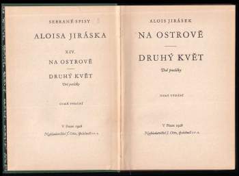 Alois Jirásek: Na ostrově ; Druhý květ : dvě povídky