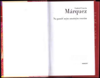 Gabriel García Márquez: Na paměť mým smutným courám