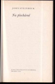 John Steinbeck: Na plechárně