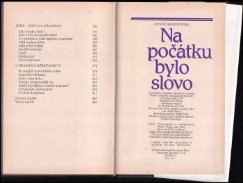 Zenon Kosidowski: Na počátku bylo slovo