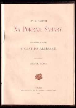 Jiří Stanislav Guth-Jarkovský: Na pokraji Sahary