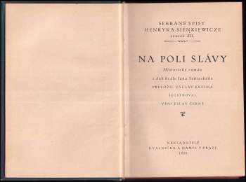 Henryk Sienkiewicz: Na poli slávy