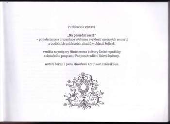 Pavel Jakubec: Na poslední cestě