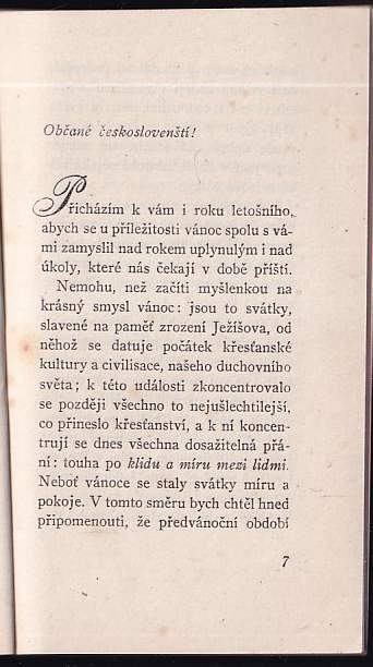 Edvard Beneš: Na prahu dvouletky