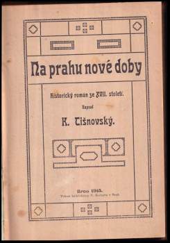 K. Tišnovský: Na prahu nové doby