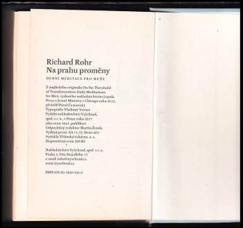 Richard Rohr: Na prahu proměny