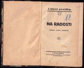 Vlasta Javořická: Na Radosti