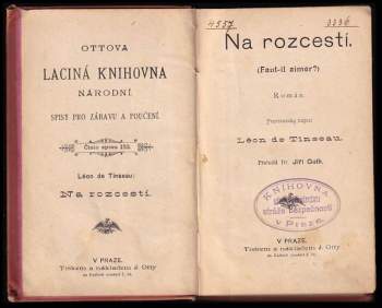 Léon de Tinseau: Na rozcestí