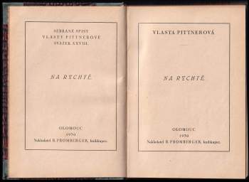 Vlasta Pittnerová: Na rychtě