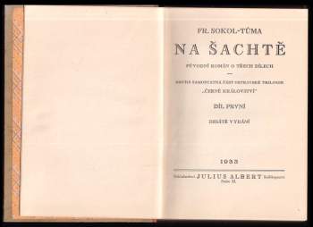 František Sokol Tůma: Na šachtě