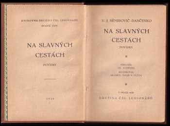 Vasilij Ivanovič Nemirovič-Dančenko: Na slavných cestách