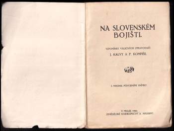 Peter Kompiš: Na slovenském bojišti