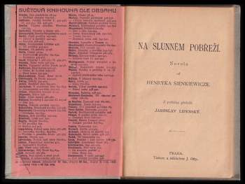 Henryk Sienkiewicz: Na slunném pobřeží