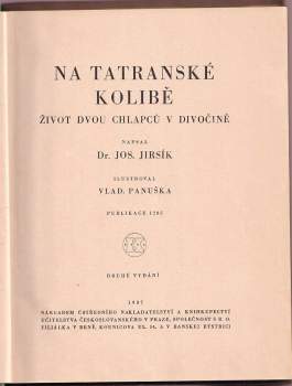 Josef Jirsík: Na tatranské kolibě